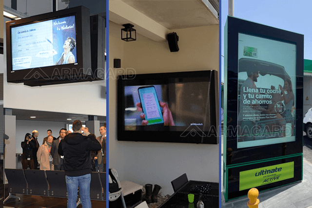 3 Creative Ways to Install LCD Digital Signage Enclosures