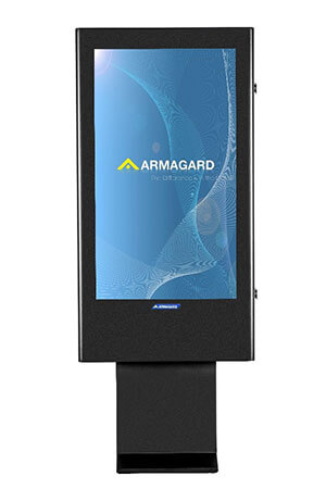 Armagard's 47 inch totem digital signage enclosure