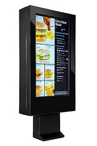 digital drive thru menu