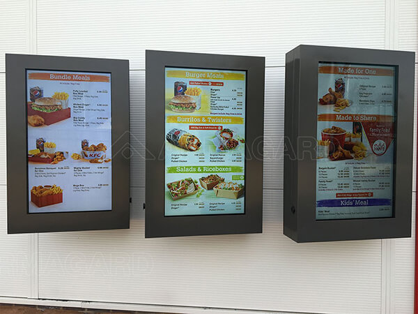 drive thru digital menu boards 