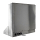 Rear right facing view of the ATEX PC workstation enclosure for 24" monitors