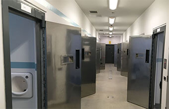 custody suite at Bridgwater Police Centre