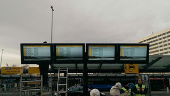 NEC & Schiphol Airport LCD enclosures NEC & Schiphol Airport LCD enclosures