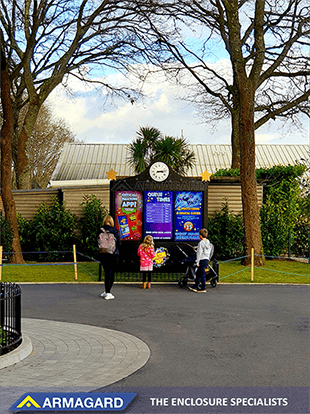 Paultons Park Outdoor digital signage installed