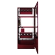 Costa Coffee kiosk drive thru totem with open enclosure door