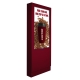 A right-facing 55" Costa coffee kiosk drive thru totems without display