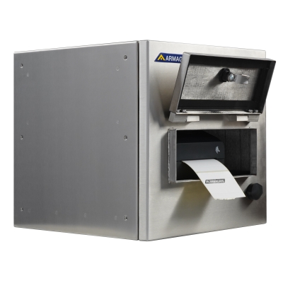 The SPRI-100C desktop thermal printer cabinet by Armagard Ltd