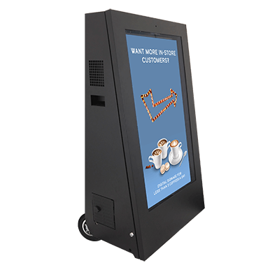 Portable Digital sandwich board