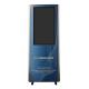 Front view of the retail totem for digital signage advertising