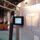 LCD advertisng display in use at a trade show