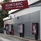 Single Fast Food Samsung Drive Thru Digital Kiosk Totems for KFC