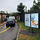 Dual Fast-Food Samsung Drive Thru Digital Kiosk Totems for McDonald's