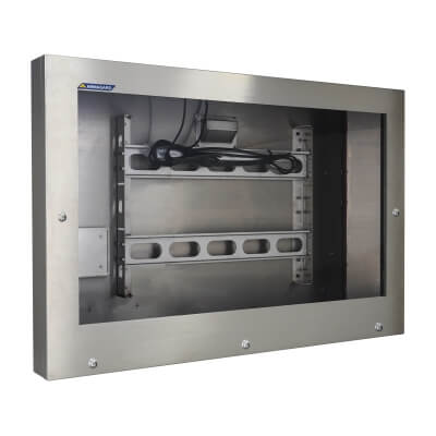 75" IP69K waterproof screen chassis for hygienic environments