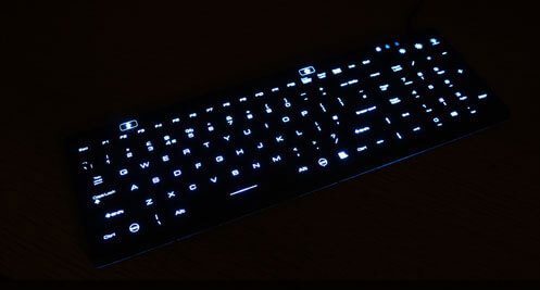 Illuminated Keyboard | Waterproof Keyboard with backlit keys | Armagard