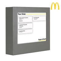 Armagard McDonald's 15" drive thru order screen