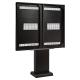 Dual McDonald's outdoor digital menu board without displays