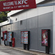 Five 55" Wall Mounted Totems for Samsung OH Outdoor Digital Menu Boards for KFC Drive-Through