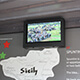 Outdoor TV cabinet wall mount