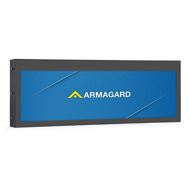 The IP56 outdoor weatherproof ultra-wide stretched display enclosure