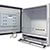 touch screen industrial pc open door and tray open | PENC-450