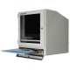 Right view of the IP54 computer cabinet enclosure with keyboard drawer open