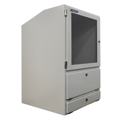 Rated to IP54 the computer enclosure prevents dust particles from collecting on electrical components