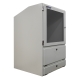 Left view of the computer enclosure workstation
