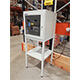 Stand-Mounted Mild Steel Printer Enclosure with Installed Zebra ZT200 Series