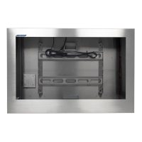 The 316 stainless steel food manufacturing digital signage cabinet from Armagard Ltd