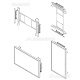 Samsung OH46F and OH55F Mount, Schematic view of the mounts from the right