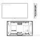 Samsung OH46F screen mount schematic