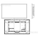 Samsung OH55F Screen mount schematic