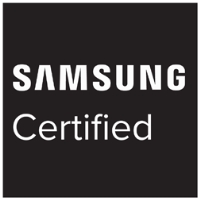 Samsung certified design image for Armagard’s Samsung outdoor display totem enclosure