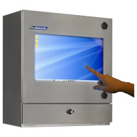 Armagard’s waterproof touch screen PC enclosure for factory floors
