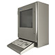 SENC-700 Waterproof Computer Enclosure with wedge keyboard — side view