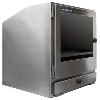 The SENC-800 stainless steel PC enclosure by Armagard Ltd