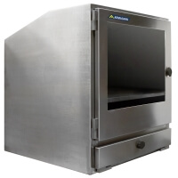 Stainless steel PC enclosure by Armagard Ltd