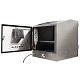 Stainless Steel PC Enclosure back door open| SENC-800