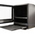 Stainless Steel PC Enclosure view door and keyboard tray open| SENC-800