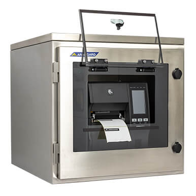 Stainless steel enclosure for IP65 printer protection | SPRI-400