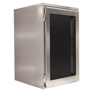 Armagard's Waterproof Rack Mount Cabinet for Hygienic Environments