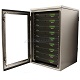 Waterproof Rack Mount Cabinet full to 18U capacity