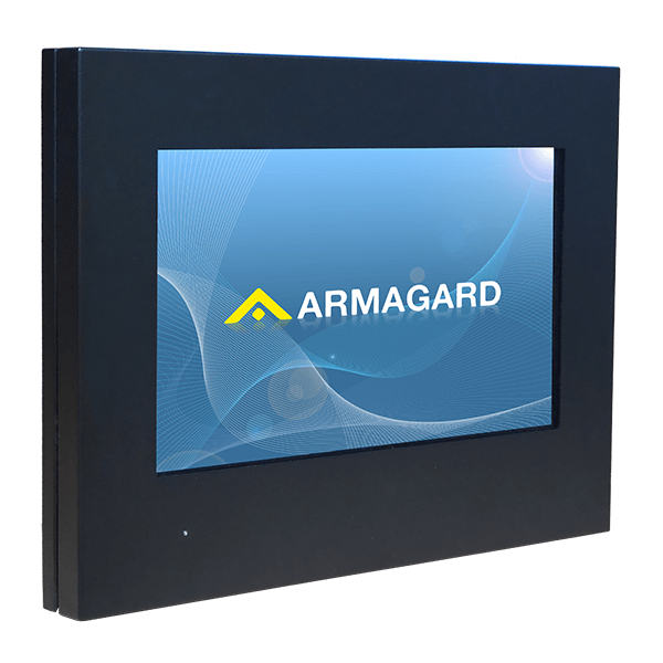 Slimline, Wall-Mounted Outdoor Digital Display Cabinet