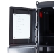 Waterproof BIM station with open door, showing internal whiteboard