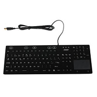 waterproof keyboard with touchpad