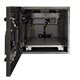 Zebra ZD421 waterproof barcode printer enclosure with open cabinet door
