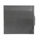 Side view of the stainless-steel Zebra ZD421 waterproof barcode printer enclosure