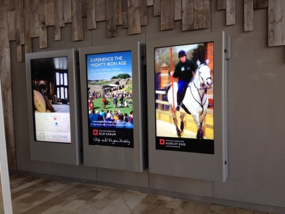 Custom LCD enclosures, Stonehenge Visitor Centre