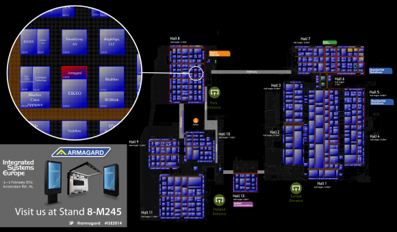 Find Armagard at stand 8-M245, ISE 2014.