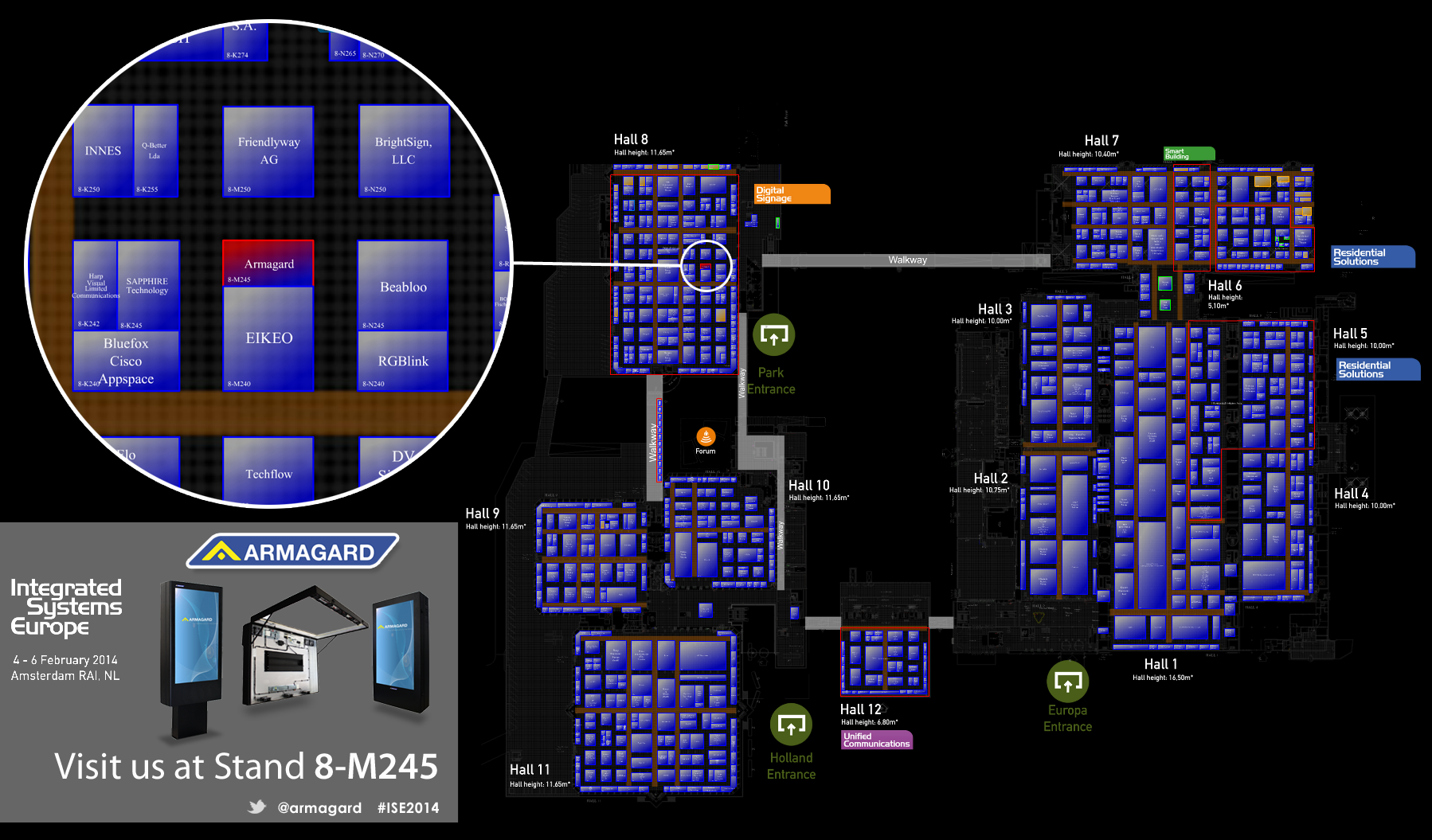 Armagard at ISE 2014.